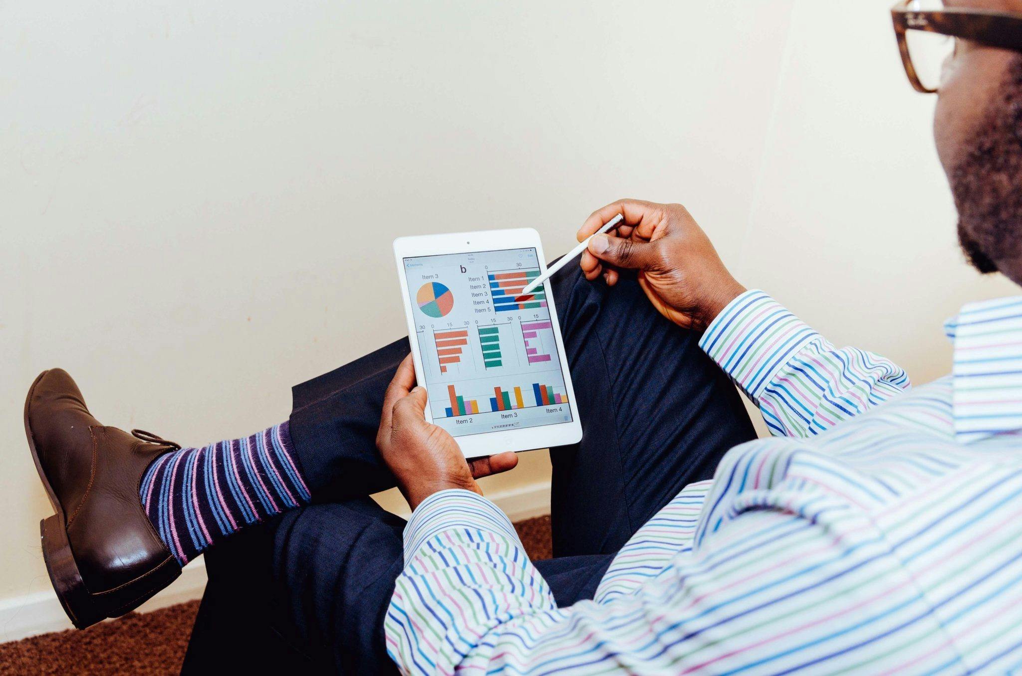 Successful businessman benefiting from an MBA program